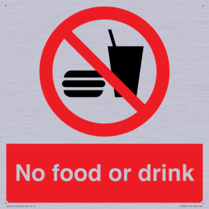 No food or drink
